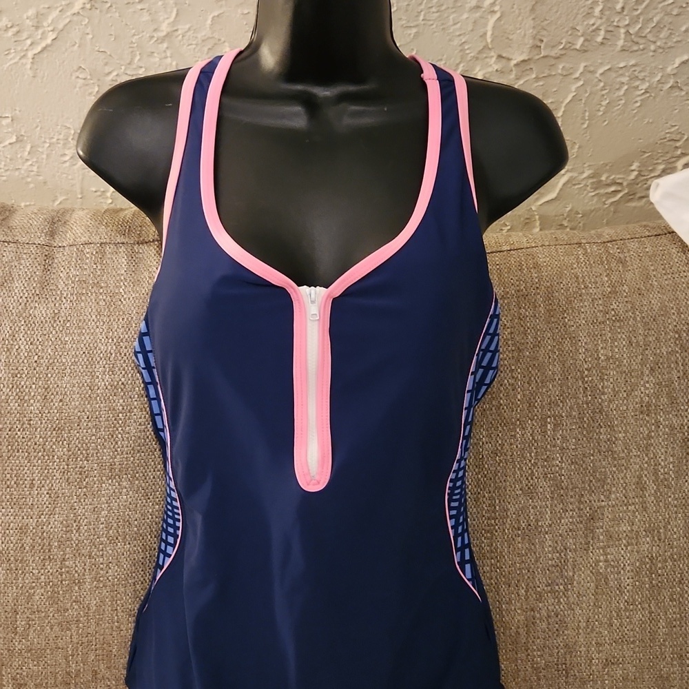 Blue & Pink sports swimsuit